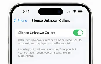 Restrictions on the iPhone prevent you from having to deal with annoying calls